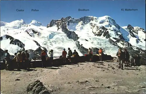 Zermatt VS Gornergrat Pollux Breithorn Kl. Matterhorn  Kat. Zermatt