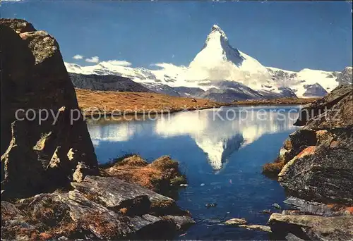 Zermatt VS Stellisee Matterhorn  Kat. Zermatt