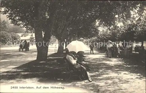 Interlaken BE Auf dem Hoeheweg Kat. Interlaken