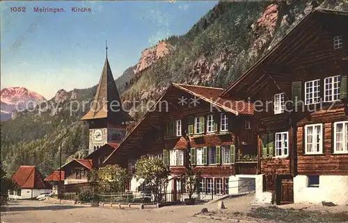 Meiringen Hasliberg Dorfpartie Kapelle / Meiringen /Bz. Oberhasli