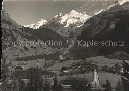 Kandersteg BE mit Bluemlisalp Kat. Kandersteg