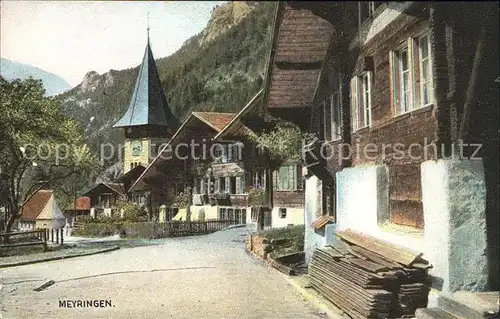 Meiringen Hasliberg Dorfpartie / Meiringen /Bz. Oberhasli