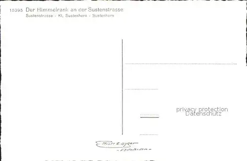 Sustenstrasse Himmelrank mit Kl Sustenhorn Kat. Susten