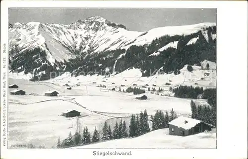 Stiegelschwand Adelboden Panorama / Adelboden /Bz. Frutigen