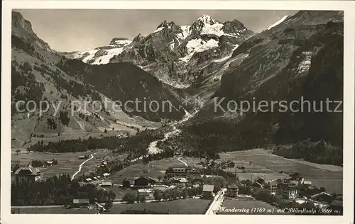 Kandersteg BE mit Bluemlisalp Kat. Kandersteg