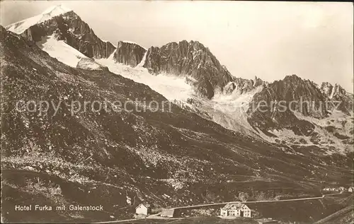 Furkapass Hotel Furka und Furkablick / Furka /Rg. Gletsch