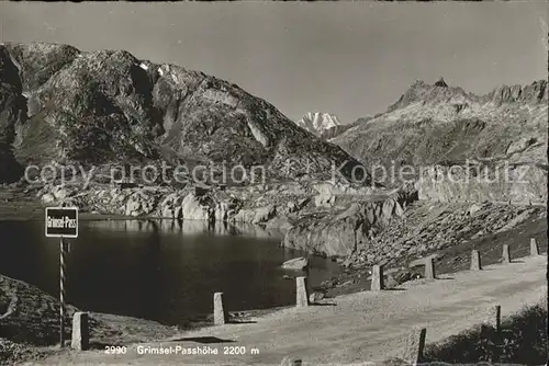 Grimsel Pass Gasthaus Alpenroesli Guttannen / Grimsel /Rg. Innertkirchen