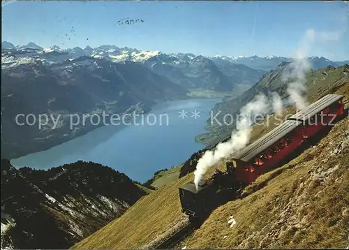 Brienz Rothornbahn Brienzersee Berner Alpen Grosshorn Diablerets Kat. Eisenbahn