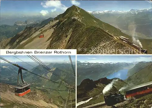 Brienz Rothornbahn Seilbahn  Kat. Eisenbahn