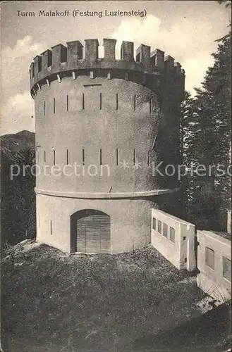 Luziensteig Turm Malakoff Kat. St Luzisteig