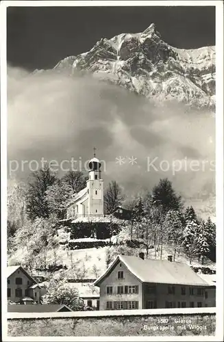 Glarus GL Burgkapelle Wiggs Kat. Glarus