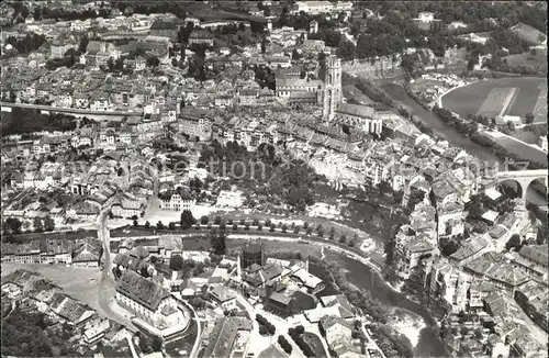 Fribourg FR Vue aerienne Kat. Fribourg FR