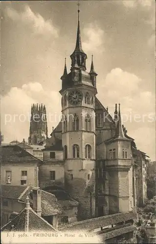 Fribourg FR Hotel de Ville Kat. Fribourg FR