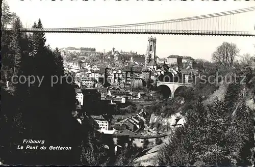 Fribourg FR Le Pont du Gotteron Kat. Fribourg FR