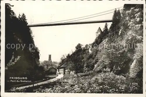 Fribourg FR Pont du Gotteron Kat. Fribourg FR