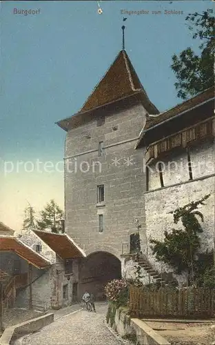 Burgdorf Bern Schloss Eingang Kat. Hasle Burgdorf