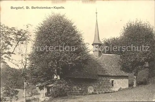 Burgdorf Bern St Bartholomaeus Kapelle Kat. Hasle Burgdorf