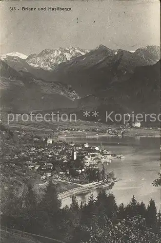 Brienz BE und die Hasliberge Kat. Brienz