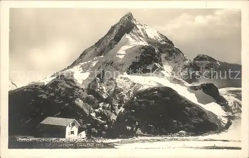 Schoenbuehl Huette und Mailerhorn Kat. Zermatt