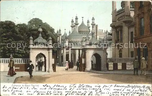 Brighton Hove Entrance to Royal Pavilion / Brighton and Hove /Brighton and Hove