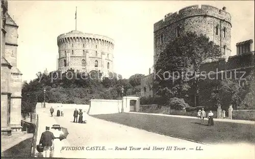 Windsor Castle Round Tower and Herny III Tower Kat. City of London