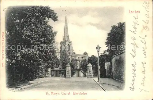 Wimbledon St Mary s Church Kat. Merton