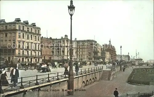 Brighton Hove Promenade from Band Stand / Brighton and Hove /Brighton and Hove