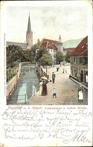 Neustadt Haardt Casimirianum Katholische Kirche Kat. Neustadt an der Weinstr.