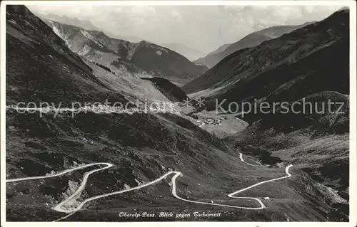 Oberalppass gegen Tschamutt