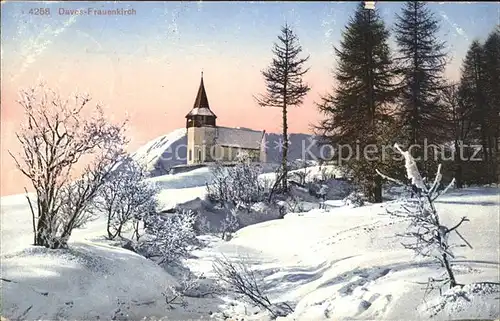 Frauenkirch GR Kirche / Davos /Bz. Praettigau-Davos