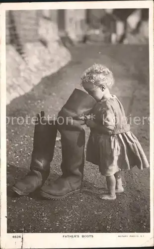 Foto Rotary Nr. 4626 Father s Boots Kind Stiefel  Kat. United States