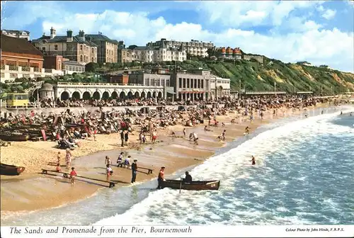 Bournemouth UK Sands and Promenade Beach Kat. Bournemouth