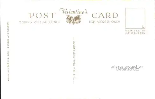 Blair Atholl Castle Valentine s Post Card Kat. Perth & Kinross