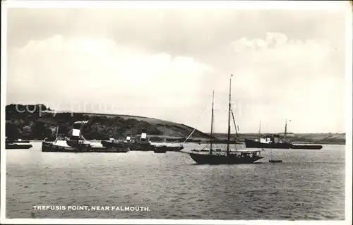 Falmouth Trefusis Point Steamer Boat Kat. Grossbritannien