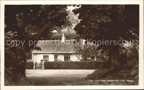 United Kingdom Cottage through the trees Kat. United Kingdom