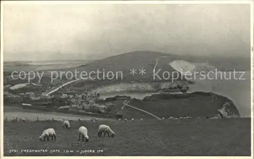 Freshwater Bay Panoramic view Sheeps Kat. Isle of Wight