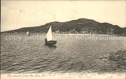 Barmouth View from the Sea Boat Valentine s Series Kat. United Kingdom