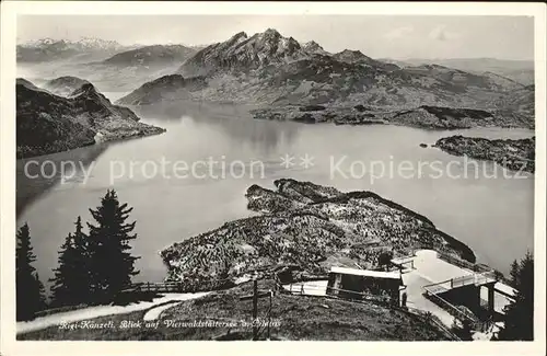 Rigi Kaenzeli mit Vierwaldstaettersee / Rigi Kaenzeli /Bz. Schwyz