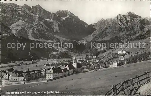 Engelberg OW mit Juchlipass Kat. Engelberg