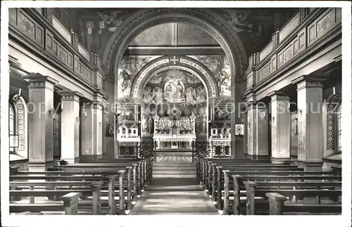 Au Schwyz Inneres der Klosterkirche / Schwyz /Bz. Schwyz