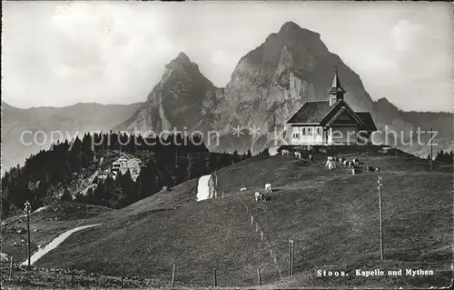 Stoos SZ Kapelle mit Mythen Kat. Stoos