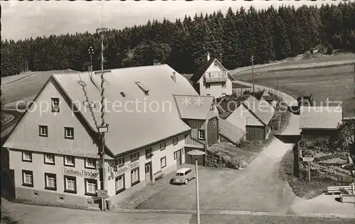 Hoechst Eisenbach Gasthof Pension zum Hirschen Kat. Eisenbach (Hochschwarzwald)