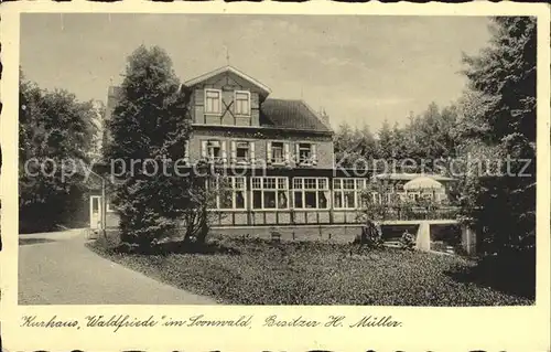 Sobernheim Kurhaus Waldfriede im Soonwald Kat. Bad Sobernheim