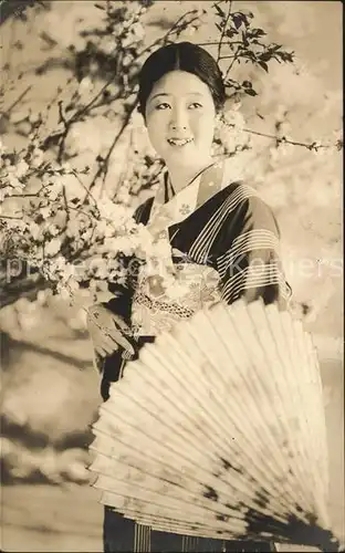 Japan Frau oelpapierschirm Karakasa Kyo Wagasa Schirm  Kat. Japan