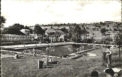 Fechingen Schwimmbad Freibad Kat. Saarbruecken