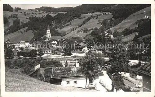 Schellenberg Berchtesgaden Ortsansicht mit Kirche