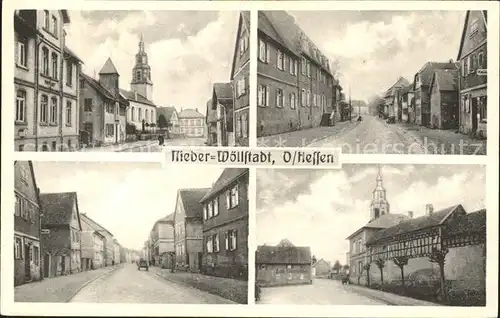 Nieder Woellstadt Strassenpartie Kirche