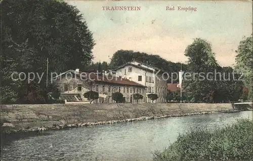 Bad Empfing Partie am Fluss Kat. Breitenbrunn Erzgebirge