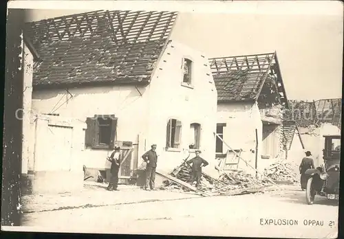 Oppau Explosion Anilinfabrik 1921 Katastrophe Kat. Ludwigshafen am Rhein