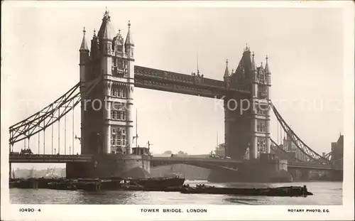 Foto Rotary Nr. 10490 4 Tower Bridge London Kat. United States